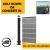 Aluminium Posts for Composite Fencing - 3ft/900mm / 4ft1200mm / 5ft/1500mm / 6ft/1800mm / 8ft/2400mm Black - Fit Above / Below Ground