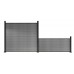 Composite Fence Slats 1800mmm / 6ft - Anthracite / Light Grey - Composite Tonge & Groove Fence Panels Slats