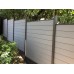 Composite Fencing / Fence Panels c/w Aluminium Posts - 3ft/900mm - 6ft 1800mm - Composite Tonge & Groove Fence Panels Slats