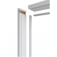MDF Door Liner - Certified FD30 / FD60 Primed Door Frame Lining Set c/w Optional 10mm Trench/Grooves for Fire Intumescent Door Strips - 30/60 Minute Fire Rating - MDF White Painted Primed Door Liner MDF Door Liner - Certified FD30 / FD60 Primed Door Frame Lining Set c/w Optional 10mm Trench/Grooves for Fire Intumescent Door Strips - 30/60 Minute Fire Rating - MDF White Painted Primed Door Liner