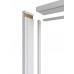 MDF Door Liner - FD30 / FD60 Primed Door Frame Lining Set c/w Optional 10mm Trench/Grooves for Fire Intumescent Door Strips - 30/60 Minute Fire Rating - MDF White Painted Primed Door Liner