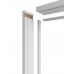 MDF Door Liner - Certified FD30 / FD60 Primed Door Frame Lining Set c/w Optional 10mm Trench/Grooves for Fire Intumescent Door Strips - 30/60 Minute Fire Rating - MDF White Painted Primed Door Liner