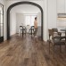 **SAMPLE ONLY** SPC Click Vinyl Tile Flooring (Dark Oak) with Built in Underlay - Click Vinyl Tile Floors for Kitchen, Bathroom,  Living Room - LVT Rigid Core Stone Polymer Composite Waterproof Click Tonge & Groove Luxury Vinyl Tile Flooring Dark Oak