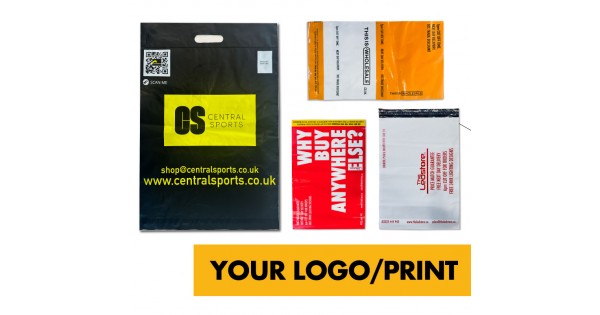 Custom Printed Mailing Bags 500 MOQ Range of Sizes Printed Personalised Logo Branded Mail Bags Poly Mailers Single Double Sided
