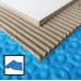 Tile decoupling mat / anti-crack matting - uncoupling waterproof membrane rapid mat durable base roll for under tile 3.6mm