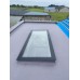 Flat Roof Lantern - Frameless Glass Window Skylight for Flat Roofs - Glazed Roof Lantern Triple Glazed Toughened Glass 