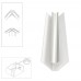 PVC Internal Corner Trim for Shower Aqua Wall Panel Cladding 5mm/10mm - Multipanel Aquabord Corner Trim White Chrome Silver
