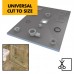 Tile On/ Tileable Shower Tray for Wet Room (Tile Backer Cement Board Shower Tray for Tiling Directly Tiled Walk In Showers) Universal Size / Cut To Size (1200m x 1000mm) Tile Board for Shower / Wet room Flooring - 20mm