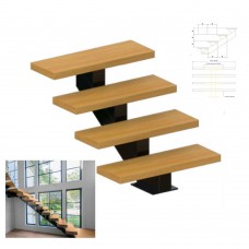 Mono/Single Stringer Staircase (Central Spine) - Custom Made Bespoke Stairs / Staircases (Mono/single Stringer Staircase, Double Plate Stairs, Zigzag Stairs. Floating Staircase) Mono/Single Stringer Staircase (Central Spine) - Custom Made Bespoke Stairs / Staircases (Mono/single Stringer Staircase, Double Plate Stairs, Zigzag Stairs. Floating Staircase)
