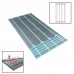 25mm UFH Underfloor Heating Insulation Board for 10-16mm Pipe - Wet piped underfloor heating systems