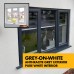 UPVC Window Anthracite Grey - Triple 1770mm w x 1040mm h (RAL7016) Left or Right Opening 3P