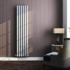 Vertical Radiator - Oval Gloss White RAL9003 - Tall Tower Traditional Column Wall Mount Radiator - Single & Double Panel Vertical Radiator - Oval Gloss White RAL9003 - Tall Tower Traditional Column Wall Mount Radiator - Single & Double Panel