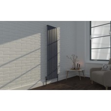 Vertical Radiator - Flat Anthracite Grey RAL7016 - Tall Tower Traditional Column Wall Mount Radiator - Single & Double Panel Vertical Radiator - Flat Anthracite Grey RAL7016 - Tall Tower Traditional Column Wall Mount Radiator - Single & Double Panel