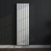 Vertical Radiator - Flat Gloss White RAL9003 - Tall Tower Traditional Column Wall Mount Radiator - Single & Double Panel