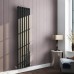 Vertical Radiator - Oval Anthracite Grey RAL7016 - Tall Tower Traditional Column Wall Mount Radiator - Single & Double Panel