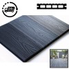 Composite Decking Board Premium Wood Grain / Grooved - Plastic Decking PVC Decking WPC Decking - Black / Grey / Brown / Anthracite - Price Per / Square M (1 sq m)
