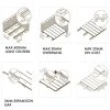 Decking Clips - Intermediate T Clips  - Concealed Hidden Stainless Steel T Clips Fixings (100) for Composite Decking Plastic Decking PVC Decking WPC Decking Board