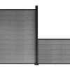Composite Fence Slats 1800mmm / 6ft - Anthracite / Light Grey - Composite Tonge & Groove Fence Panels Slats