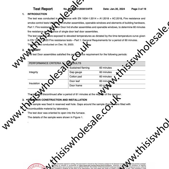 MDF Door Liner -  FD30 Primed Door Frame Lining Set c/w Optional 10mm Trench/Grooves for Fire Intumescent Door Strips - 30 Minute Fire Rating - MDF White Painted Primed Door Liner