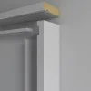 MDF Door Liner -  FD30 Primed Door Frame Lining Set c/w Optional 10mm Trench/Grooves for Fire Intumescent Door Strips - 30 Minute Fire Rating - MDF White Painted Primed Door Liner