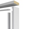 MDF Door Liner -  FD30 Primed Door Frame Lining Set c/w Optional 10mm Trench/Grooves for Fire Intumescent Door Strips - 30 Minute Fire Rating - MDF White Painted Primed Door Liner