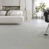 SPC Tile Effect Imitation Click Vinyl Tile Flooring - Concrete Cement Grey per Sq M- Click Vinyl Tile Floors for Kitchen,Living Room - LVT Rigid Core Stone Polymer Composite Waterproof Click Tonge & Groove Luxury Vinyl Tile Flooring