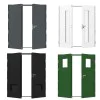 **Custom Sized / Made To Order/measure** Double Steel Security Personnel Pedestrian Door - Industrial Grade Exterior Outdoor Security Door
