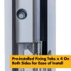 **Custom Sized Made to Order ** High Security Steel Security Door- 12 Point/Multi Point Locking - Ultra Heavy Duty External c/w Part-M DDA Compliant Low Threshold 15mm