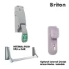 Fire Exit / Emergency Exit Door - Panic Push Pad + Optional Outside Access Device - Personnel Steel Fire Exit Door Fire Exit / Emergency Exit Door - Panic Push Pad + Optional Outside Access Device - Personnel Steel Fire Exit Door