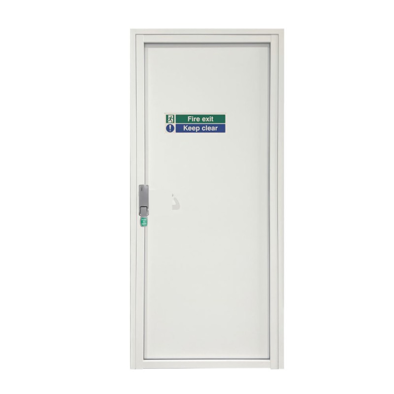 Fire Exit / Emergency Exit Door - Panic Push Pad + Optional Outside Access Device - Personnel  Steel Fire Exit Door 