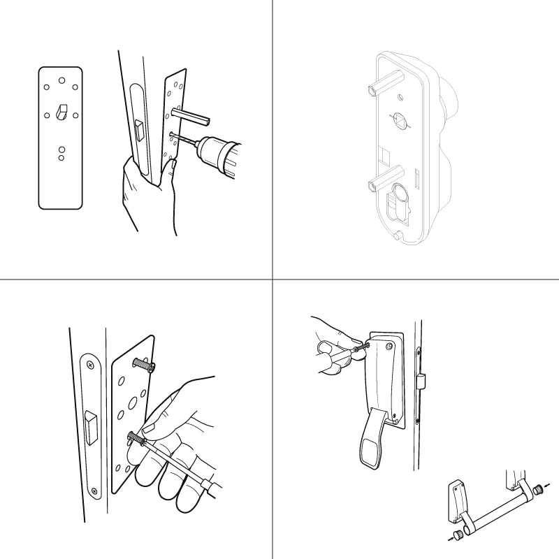 Fire Exit / Emergency Exit Door - Panic Push Pad + Optional Outside Access Device - Personnel Steel Fire Exit Door Fire Exit / Emergency Exit Door - Panic Push Pad + Optional Outside Access Device - Personnel Steel Fire Exit Door
