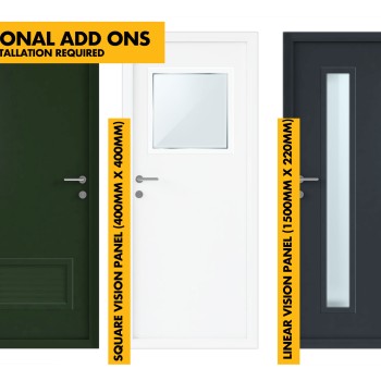 **CLEARANCE** High Security Steel Security Door- 9 Point/Multi Point Locking - Ultra Heavy Duty External  Industrial Grade Exterior Outdoor Security Door