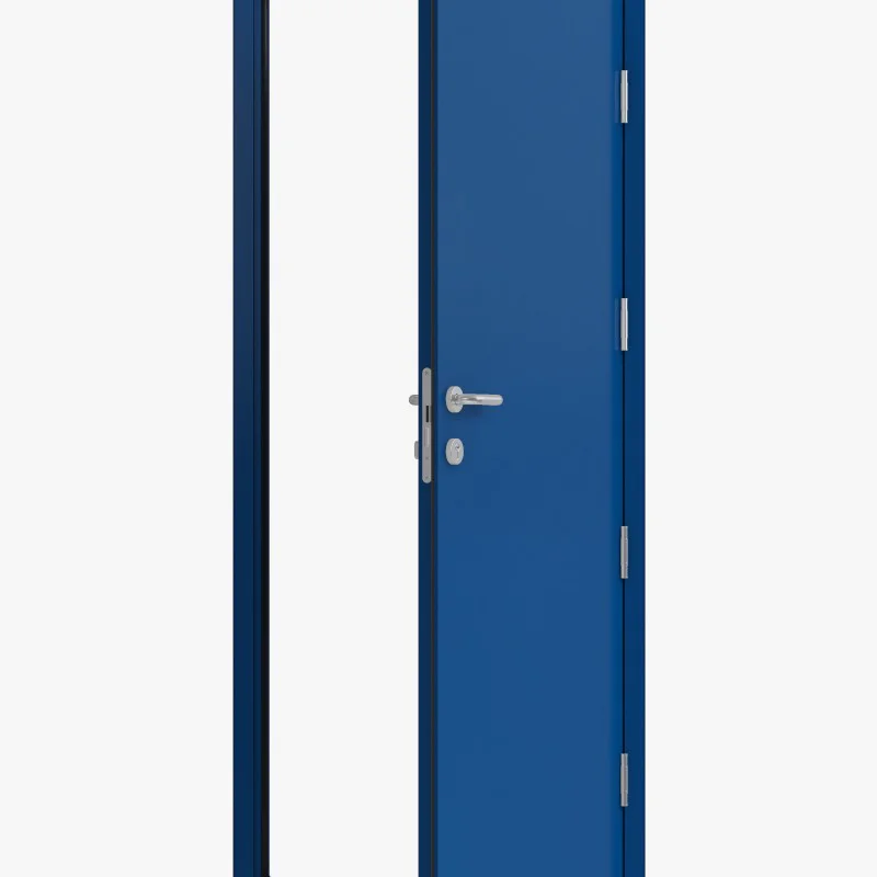**CLEARANCE** Steel Security Personnel Pedestrian Door - Industrial Grade Exterior Outdoor Security Door for Garage, Warehouse, Shed, Industrial Unit, Lockup, Shed, Shipping Container, Farm Barn