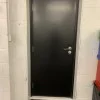 **CLEARANCE** Steel Security Personnel Pedestrian Door - Industrial Grade Exterior Outdoor Security Door for Garage, Warehouse, Shed, Industrial Unit, Lockup, Shed, Shipping Container, Farm Barn