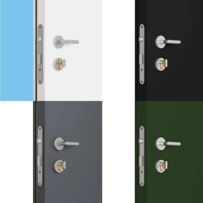 Lock, Handle & Key Set c/w Key Lock + 3 Keys