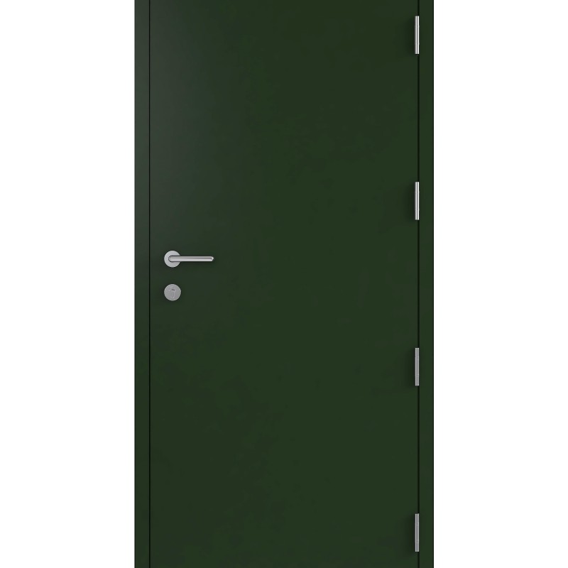 Double Steel Security Personnel Pedestrian Door - Industrial Grade Exterior Outdoor Security Door - 1800mm w x 2035mm h