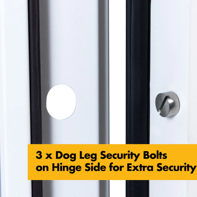 **Custom Sized Made to Order ** High Security Steel Security Door- 12 Point/Multi Point Locking - Ultra Heavy Duty External c/w Part-M DDA Compliant Low Threshold 15mm