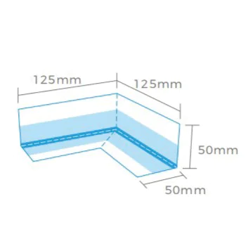 Waterproof Corner Joint / Tanking Membrane for Tile Backer Board - Sealing Fleece Tanking Tape for Showers, Bathrooms, Wetrooms 