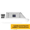 BULK Trade X10 Pack - 1kw / 1.5kw / 2kw Electric Panel Heaters Wall Mounted - LOT20/ERP Compliant c/w 24/7 Timer / Thermostat - Wall Hung Fixings + Mounting Feet