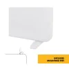BULK Trade X10 Pack - 1kw / 1.5kw / 2kw Electric Panel Heaters Wall Mounted - LOT20/ERP Compliant c/w 24/7 Timer / Thermostat - Wall Hung Fixings + Mounting Feet