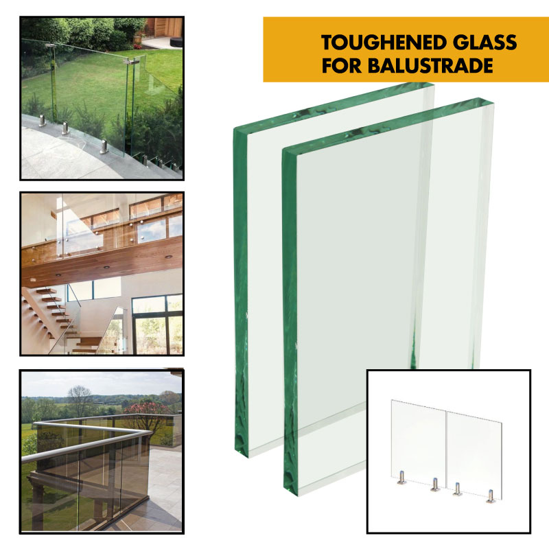 Stainless Steel Handrail / Capping Cover for Glass Balustrade -304 Stainless Steel Cover for 12mm Toughened Glass 0.37kN/0.74kN