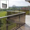 Frameless Aluminium Glass Balustrade 90˚ Corner Piece - 150mm x 150mm