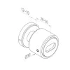 Glass Standoff Balustrade - Side Fix / Face Fix Handrail (Adaptor Face Fix Fixings) 12mm Toughened Glass - Set of 4 c/w Stainless Steel Fixings 38mm 0.74kN / 1.5kN / 3.0kN