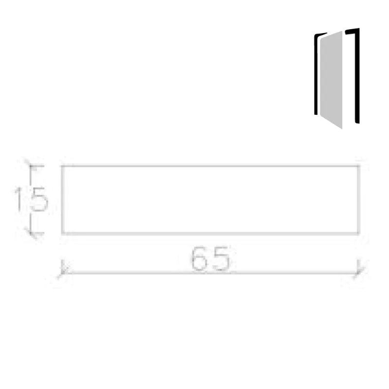 MDF Architrave Pre-Primed White 3m Moisture Resistant MDF Door Mouldings Edgings Surrounds - Square Contemporary Modern - 3m x 65mm x 15mm MDF Architrave Pre-Primed White 3m Moisture Resistant MDF Door Mouldings Edgings Surrounds - Square Contemporary Modern - 3m x 65mm x 15mm