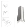PVC External Corner Trim for Shower Aqua Wall Panel Cladding 5mm/10mm - Multipanel Aquabord Corner Trim White Chrome Silver