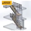 Mono/Single Stringer Staircase (Central Spine) - Custom Made Bespoke Stairs / Staircases (Mono/single Stringer Staircase, Double Plate Stairs, Zigzag Stairs. Floating Staircase)