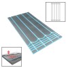 20mm UFH Underfloor Heating Overlay Board c/w 16mm Channel at 150mm Centres  for 10mm/12mm/16mm Pipe - Wet UFH piped Underfloor Heating Systems (0.72sqm per board)