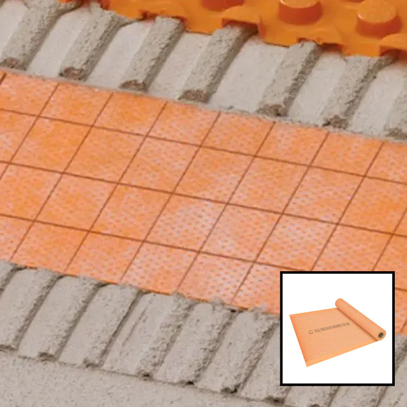Waterproof Tile Membrane Fleece Roll - Underlay for Wet Room, Shower, Bath, Tanking Fleece Matting Under Tile Bath Shower for Wall & Floor - 1m Wide Underlayment Polyethylene 200 Waterproof Tile Membrane Fleece Roll - Underlay for Wet Room, Shower, Bath, Tanking Fleece Matting Under Tile Bath Shower for Wall & Floor - 1m Wide Underlayment Polyethylene 200
