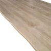 Rustic Industrial Solid Wood Dining Table / Desk / Work Table - Chunky Timber / Steel Legs (Square Legs) - 1.5m (150cm) / 1.8m (180cm) / 2m(200cm) c/w Black Square Box Legs x 2 4-8 Persons - WAVEY LIVE EDGE