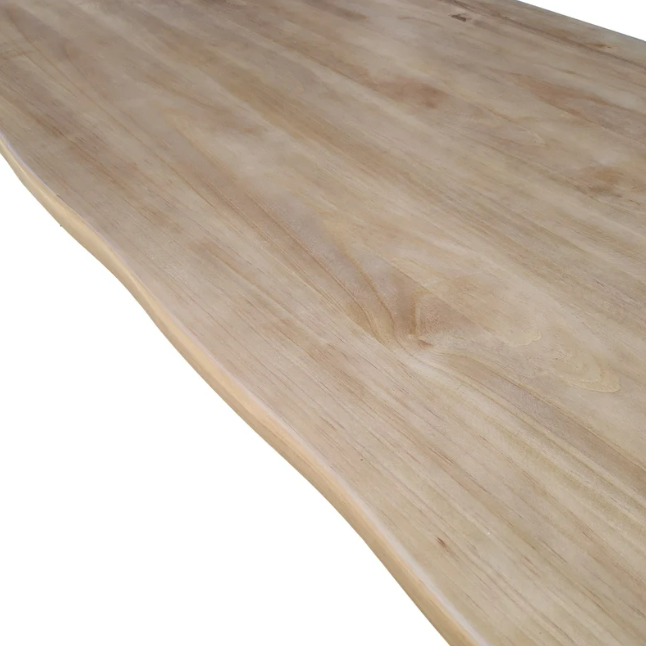 Rustic Industrial Solid Wood Dining Table / Desk / Work Table - Chunky Timber / Steel Legs (Square Legs) - 1.5m (150cm) / 1.8m (180cm) / 2m(200cm) c/w Black Square Box Legs x 2 4-8 Persons - WAVEY LIVE EDGE Rustic Industrial Solid Wood Dining Table / Desk / Work Table - Chunky Timber / Steel Legs (Square Legs) - 1.5m (150cm) / 1.8m (180cm) / 2m(200cm) c/w Black Square Box Legs x 2 4-8 Persons - WAVEY LIVE EDGE